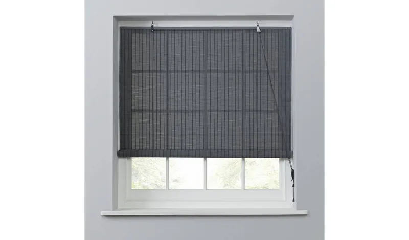 Habitat Bamboo Grey Roller Blind