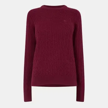 Jack Wills Jack Tinsbury Merino Wool Blend Cable Knitted Jumper Women