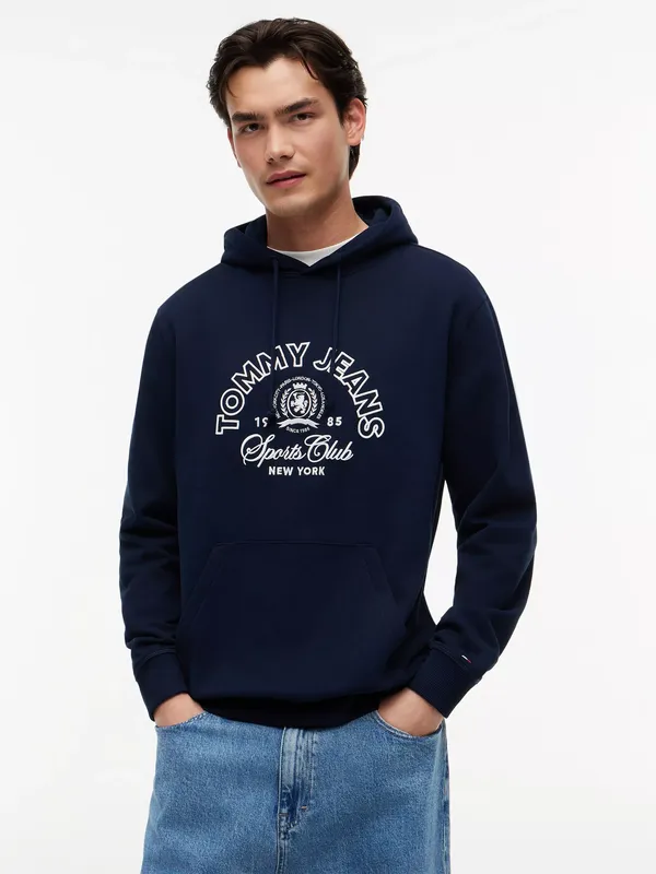 Tommy Hilfiger Sports Club Cotton Hoodie, Navy
