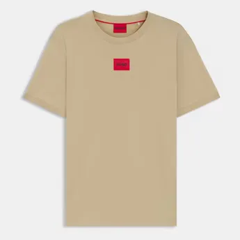 Hugo Mens HUGO Diragolino Contemporary T-Shirt with Logo Detail