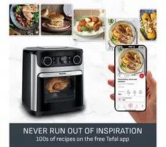 TEFAL Easy Fry FW556 9-in-1 Air Fryer - Silver