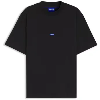 Hugo Mens HUGO BLUE Short Sleeve T-Shirt with Logo Detail (Nieros)