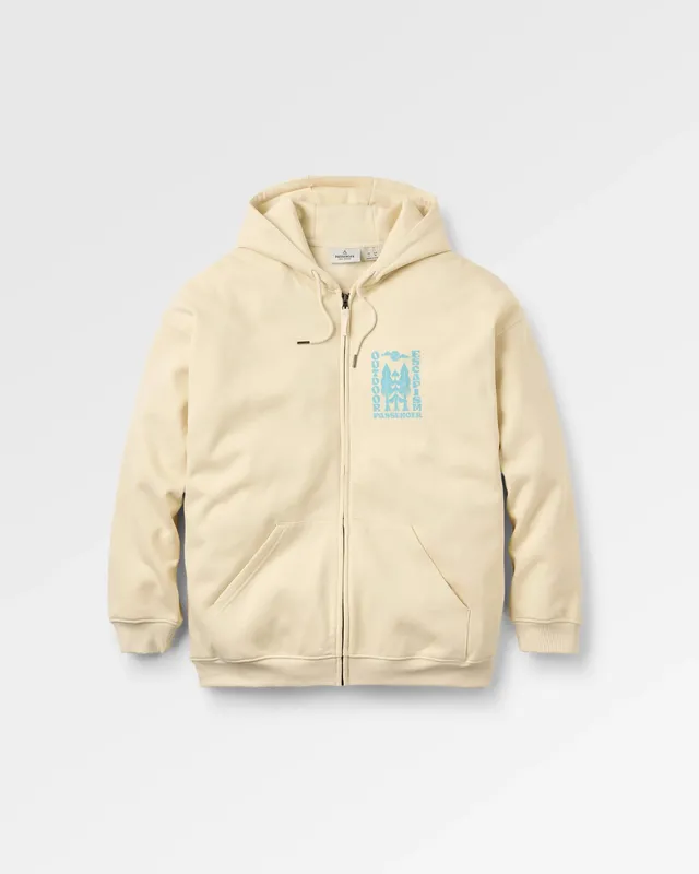 Passenger Clothing Tall Pines Full Zip Hoodie - Birch