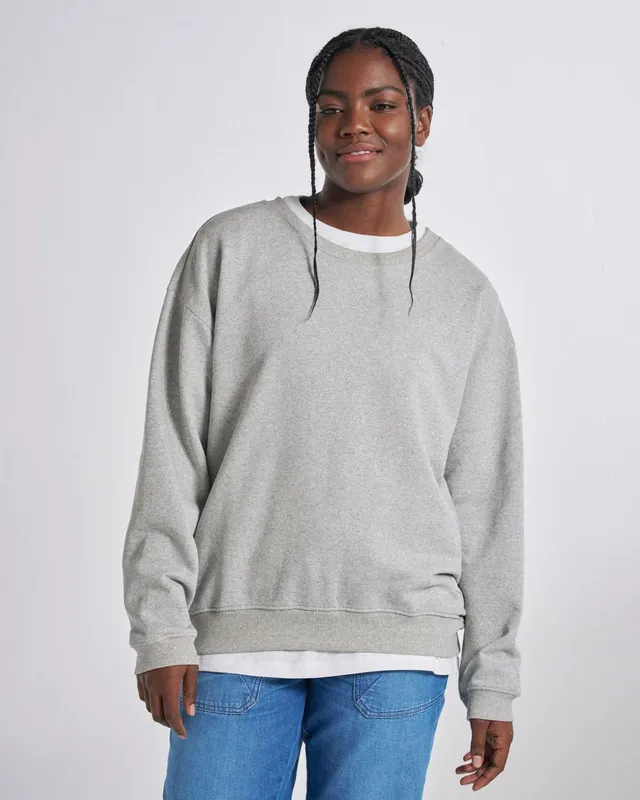 Passenger Clothing Heritage Women's Sweatshirt - Mid Grey Marl