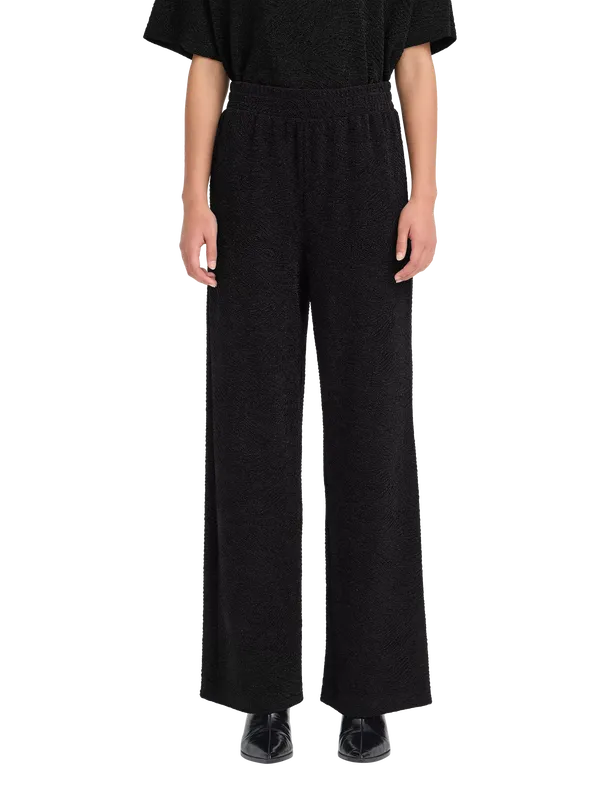 ICHI Nareen Shimmer Trousers, Black