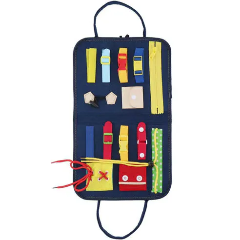 Eddy Toys EDDYTOYS Activity Board with Buttons and Fasteners