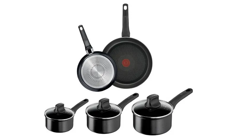 Tefal Titanium Excellence 5 Piece Non stick Pan Set