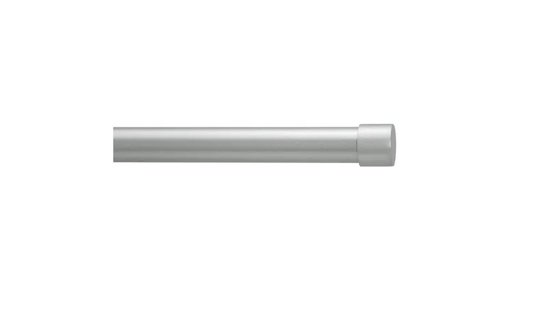 Argos Home Silver Extendable Curtain Pole - 120cm - 210cm