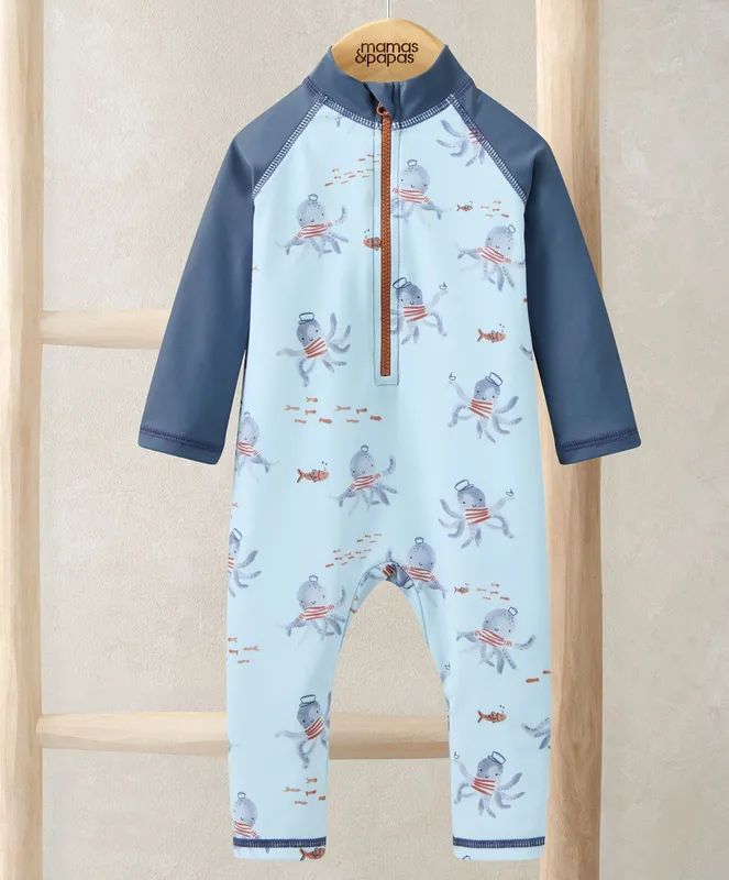 Mamas & Papas Squid Print Rashsuit