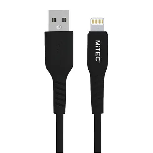MiTEC USB-A to Lightning MFI Cable 1M Black