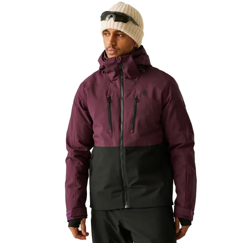 DARE 2B Mens Baseplate III Ski Jacket (Black/Fig)