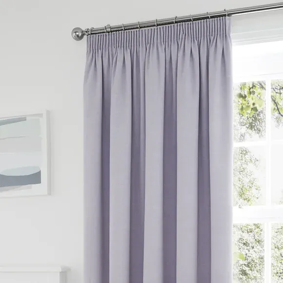 Tyla Blackout Pencil Pleat Curtains
