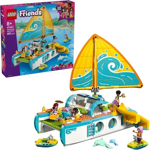 LEGO® Friends Travel Boat Adventure Building Kit Role-Play Toy 42664