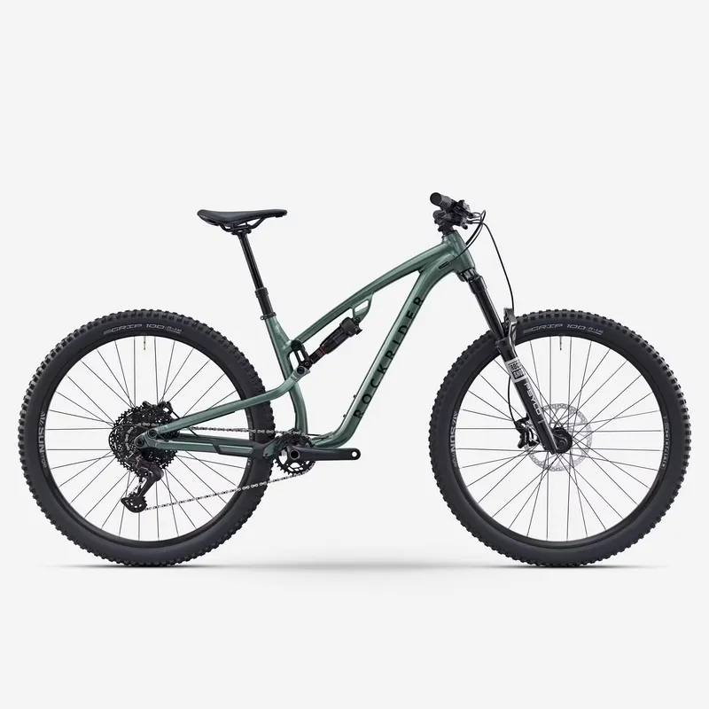 ROCKRIDER All-Mountain Feel 700 S Full Suspension Mountain Bike-Green