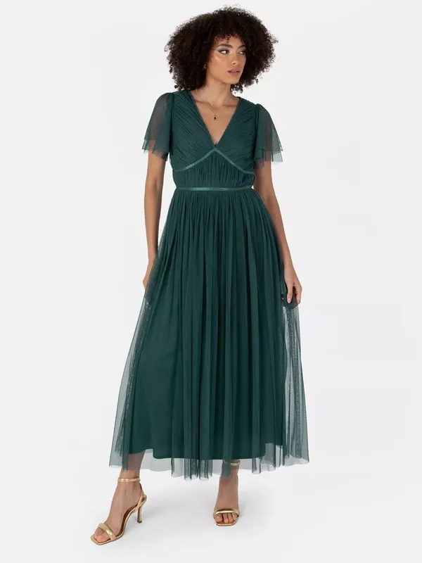 Anaya With Love Ribbon Detail Midaxi Dress