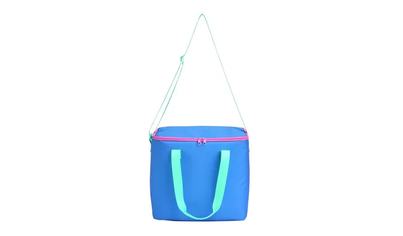Argos Home Striped Cool Bag - 25L / Blue
