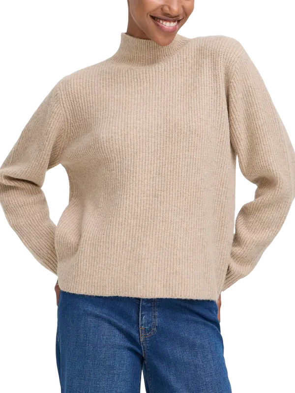 ICHI Ducie Long Sleeve Knit Jumper