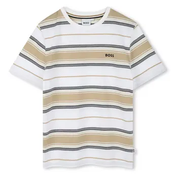Boss Kids' Stripe Logo T-Shirt