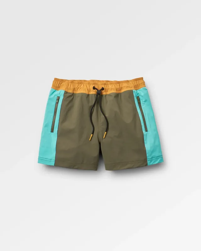 Passenger Clothing Way Out NetPlus® All Purpose Short - Khaki/Aqua