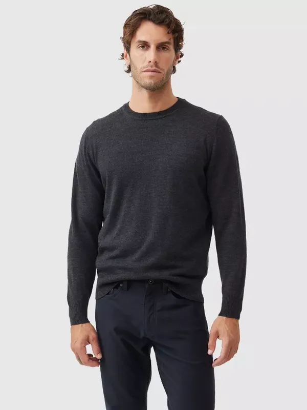 Rodd & Gunn Ferndale Traceable New Zealand Merino Round Neck Jumper