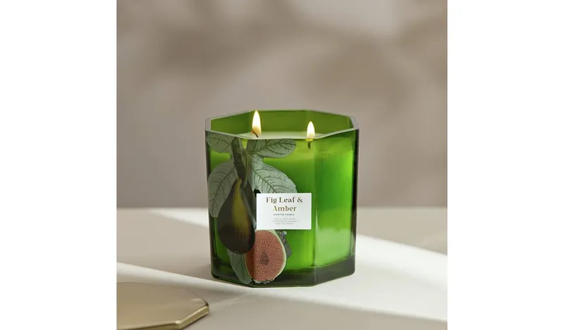 Argos Home Multiwick Candle - Fig Leaf & Amber