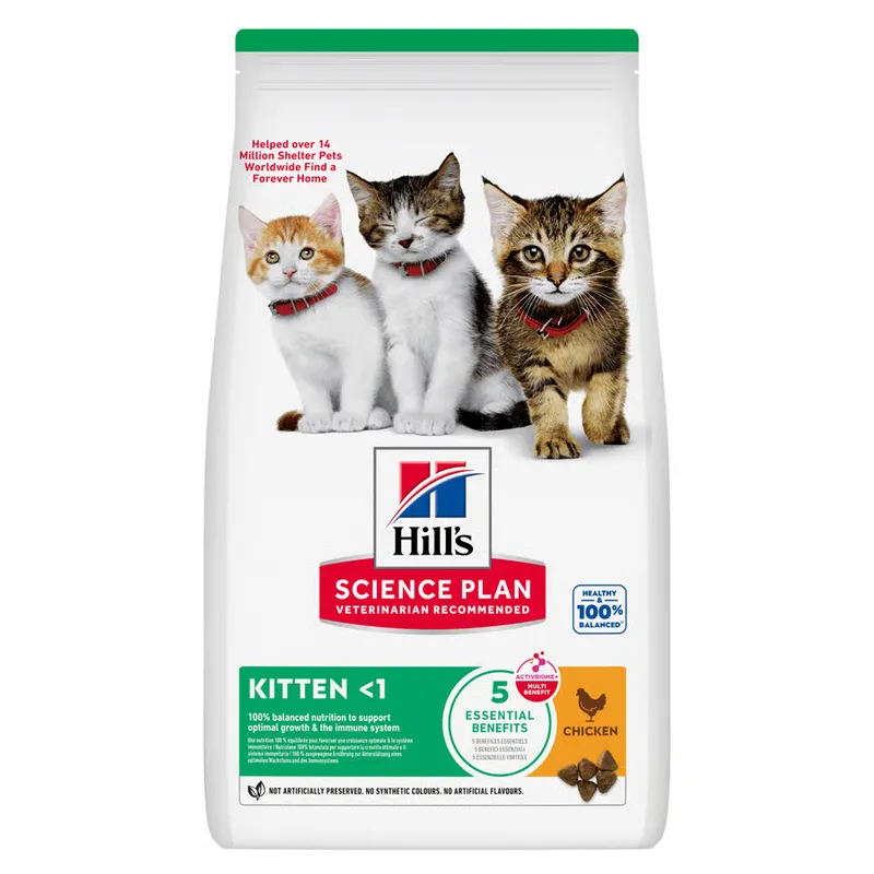 Hill's Science Plan Kitten Dry Cat Food with Chicken