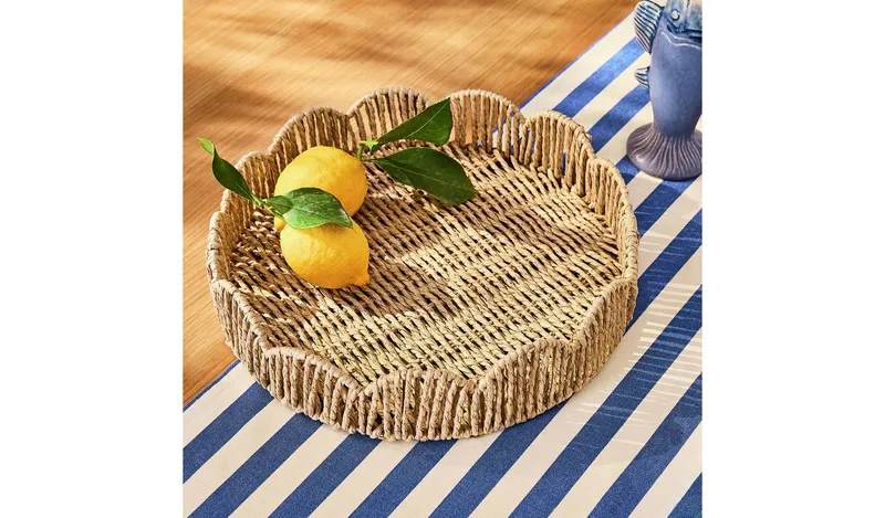 Argos Home Woven Tray - Natural