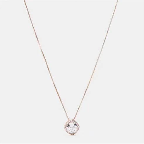 Mason Knight Yager Single Square Cubic Stone Pendant