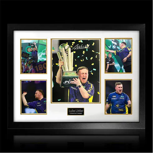 The Fan Cave Luke Littler Signed World Champion Image Premium