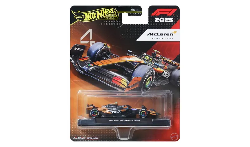 Hot Wheels F1 Collectable Lando Norris Styled Toy Car