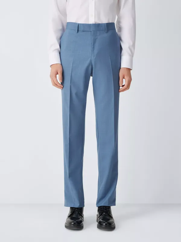 John Lewis Melange Wool Regular Fit Suit Trousers