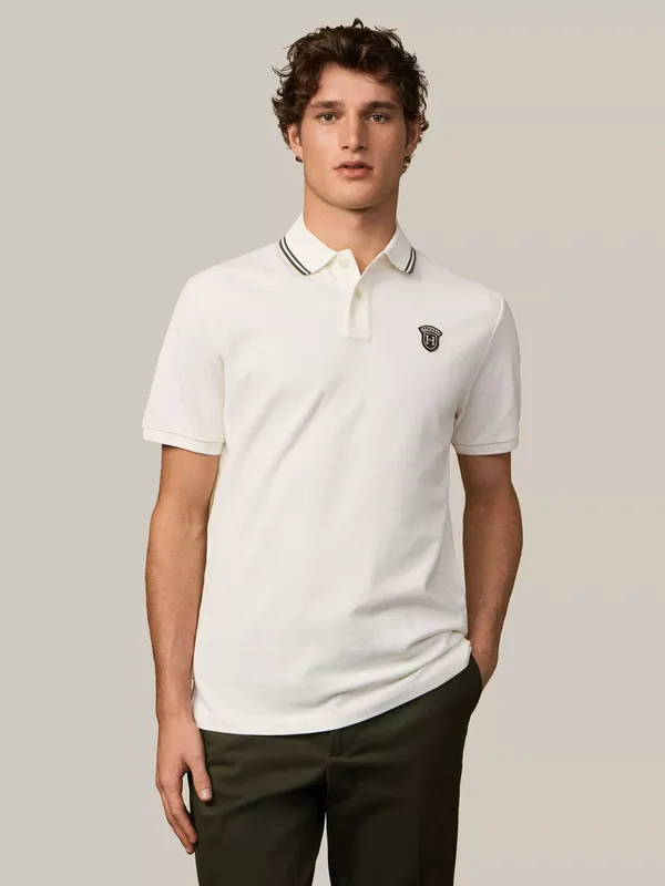 Hackett London Heritage Cotton Regular Fit Short Sleeve Polo Shirt