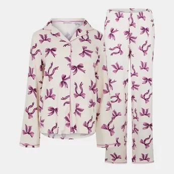 Urban Threads Women's Long-Sleeve Pyjama Set
