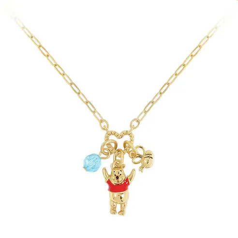Winnie The Pooh Winnie the Pooh gold plated charm necklace
