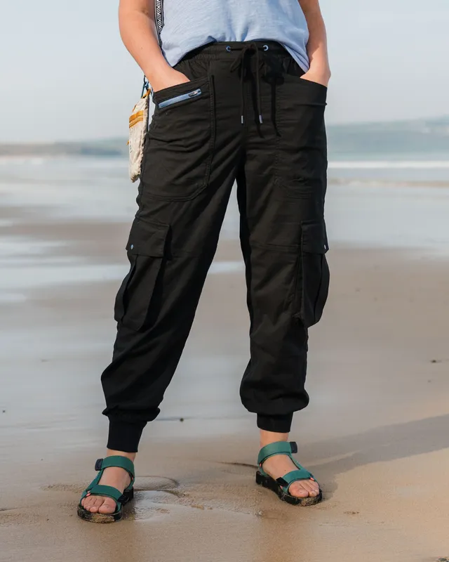 Passenger Clothing Hydrilla Cotton Trouser - Black
