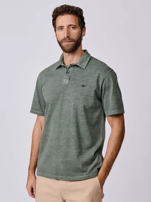 Aubin Arkwright Cotton Regular Fit Short Sleeve Polo Shirt