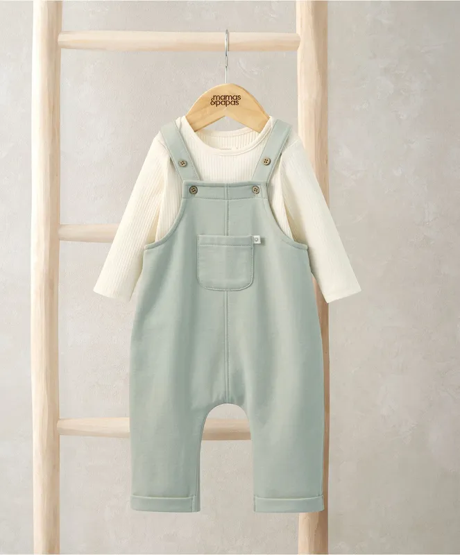 Mamas & Papas Dungaree & Bodysuit Set