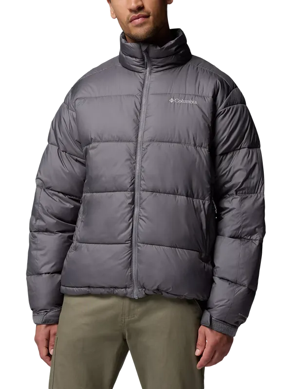 Columbia Men's Pike Lake II Water Repellent Insulated Puffer Jacket, City Grey