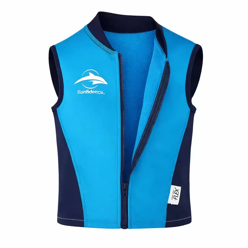 KONFIDENCE Warma™ Vest/Kids Wetsuit Top Made With e-Flex™, 50+ UV Rating