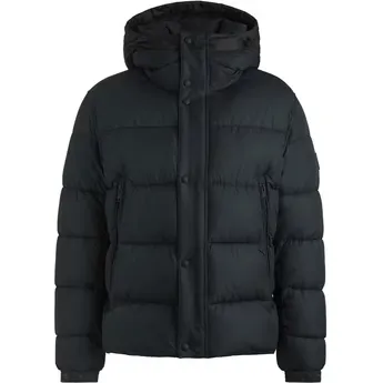 Boss Men's Omaris Water-Repellent Hooded Long Sleeve Short Puffer Jacket