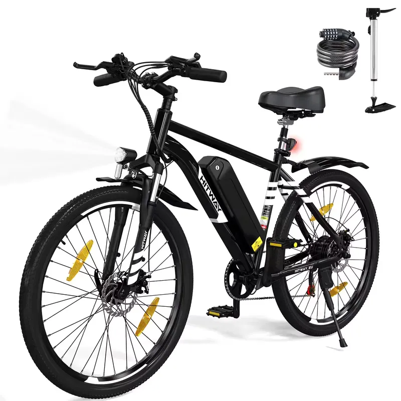 HITWAY Electric bike 26” E-bike 36V 12Ah up to 90 km Electric mountain bike BK15