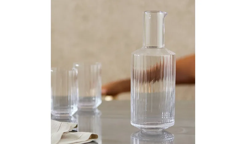 Habitat Wide Ribbed Carafe 