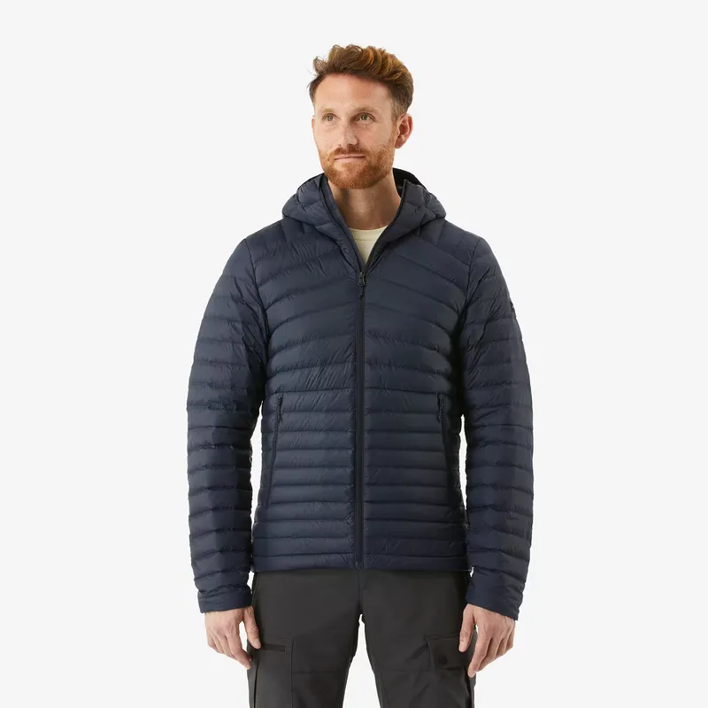 SIMOND Men’s hiking hooded down jacket -5°C MH100 - Blue