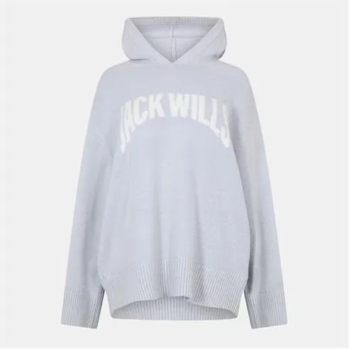 Jack Wills Women's BrandedHood Knitted Hoodie