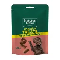 3 x 100g/70g Natures Menu Dog Treats - 2 + 1 Free! *