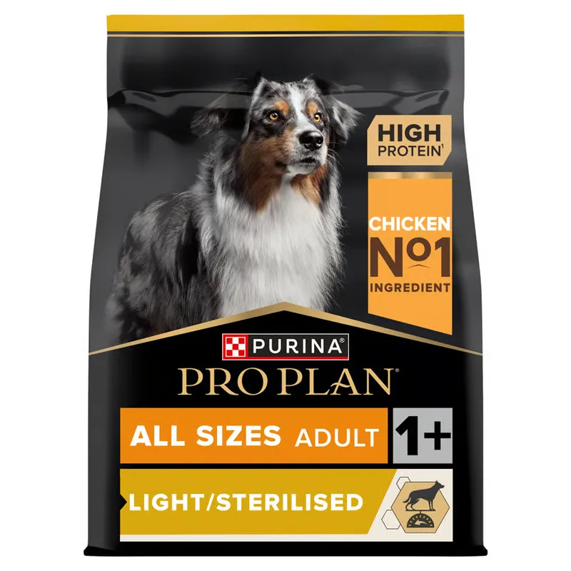 Pro Plan All Sizes Light/Neutered Adult Dry Dog Food Chicken
