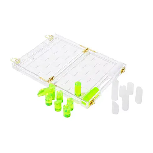 Sunnylife Limited Edition Mini Lucite Chess and Checkers