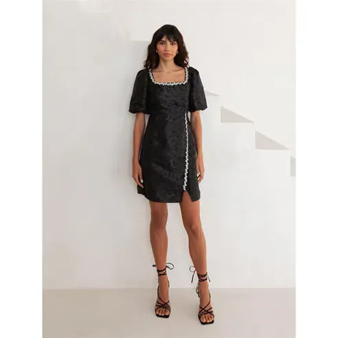 Lovedrobe Womens Jacquard Mini Dress