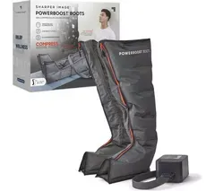 SHARPER IMAGE Powerboost Boots Leg Air Compressor - Black