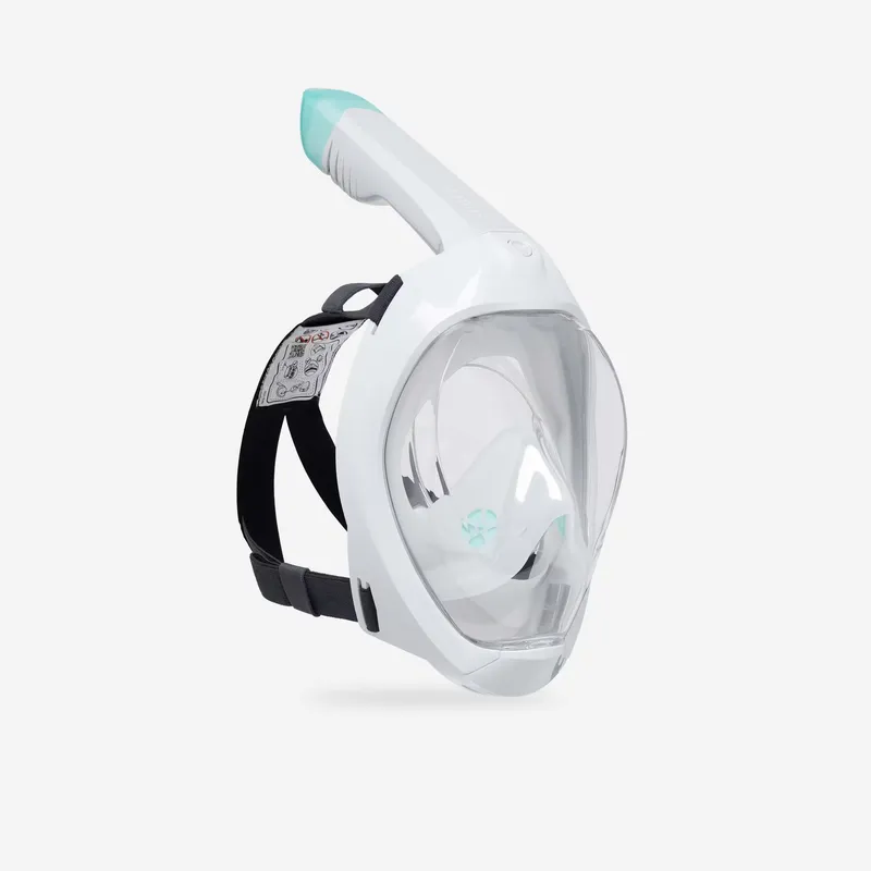 DECATHLON Adult Easybreath snorkelling surface mask grey -no bag-
